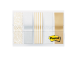 Kirjanmerkki 12x43mm 3M POST-IT 684 Metallic Collection