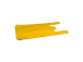 Muovipussi paidan kahvoilla 30x16x52mm HD 10mic keltainen 100 kpl pakkauksessa