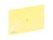 Muovinen kirjekuori, jossa leima C4 GRAND 100 arkille keltainen