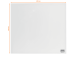 Magneettilaatta NOBO Impression Pro Sq.Tiles 450x450mm, valkoinen