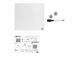 Magneettilaatta NOBO Impression Pro Sq.Tiles 450x450mm, valkoinen