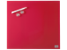 Lasilevy-magneettilevy NOBO Impression Pro Sq.Tiles 450x450mm, punainen