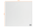 Lasilevy-magneettilevy NOBO Impression Pro Sq.Tiles 30x30cm, valkoinen