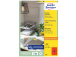 Kopio-lasertarra 105x148mm 100 ZW 3456 4-osainen punainen