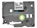 Kleepkirjalint/markeerimislint BROTHER TZE-221 9mm must/valgel analoog