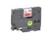 Kleepkirjalint/markeerimislint BROTHER TZE-421 9mm must/punasel analoog