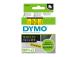 Kleepkirjalint/markeerimislint DYMO D1 45018 12mm x 7m must/kollane