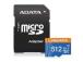 MUISTI MICRO SDXC 512GB W/AD./AUSDX512GUICL10A1-RA1 ADATA