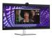 LCD-näyttö DELL P3424WEB 34" kaareva/21:9 paneeli IPS 3440x1440 21:9 60Hz 5 ms Kaiuttimet Kamera...