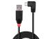 KAAPELI USB2 A - MICRO-B 1M/90 DEGREE 31976 LINDY