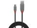 KAAPELI USB2 A - MICRO-B 2M/ANTHRA 36733 LINDY