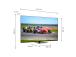 Televisio THOMSON 50" 4K/Smart QLED 3840x2160 Langaton LAN Bluetooth Google TV Musta 50QG7C14