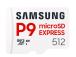 MUISTI MICRO SDXC PRO 512GB/P9 EXPRES MB-MK512T/WW SAMSUNG MICRO SDXC PRO 512GB/P9 EXPRES MB-MK512T/WW SAMSUNG