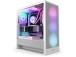 Kotelo NZXT H5 FLOW RGB 2024 MidiTower Case tuotteen ominaisuudet Läpinäkyvä paneeli Ei sisälly ATX EATX..