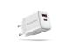 MOBIILI LATURI SEINÄ USB 30W/2PORT VALKOINEN ACU-PQ30W AXAGON