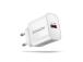 MOBIILILATURI SEINÄ USB 18W/1PORTTI VALKOINEN ACU-QC18W AXAGON