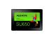 SSD ADATA SU650 1 Tt SATA 3.0 Kirjoitusnopeus 450 Mt/s Lukunopeus 520 Mt/s 2.5" TBW 600 Tt...