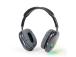 KUULOKE BLUETOOTH LED/MUSTA BHP-LED-02-BK GEMBIRD