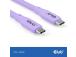 KAAPELI USB-C USB-C 2M/M/M/M VIOLETTI CAC-3004 CLUB3D