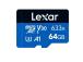 MUISTI MICRO SDXC 64GB UHS-I/LMS0633064G-BNNNG LEXAR