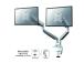 MONITORI ACC PÖYTÄKIRJA 10-32&amp;quot;/NM-D750DSILVER NEOMOUNTS