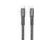 KAAPELI USB-C:hen USB-C 2.1M/GREY PS6105 GR21 RIVACASE