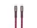 KAAPELI USB-C-USB-C 1.2M/PUNAINEN PS6105 RD12 RIVACASE