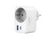 LATURI USB UNIVERSAL 20W WHT/2P AC TA-ACPDDQC20-01-W GEMBIRD GEMBIRD