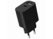 LATURI USB UNIVERSAL MUSTA/2P TA-UC-2AC12-01-BK GEMBIRD GEMBIRD