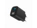 LATURI USB 30W 2PORT/TA-UC-PDQC30LCD-BK-01 GEMBIRD