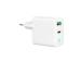 LATURI USB 20W 2PORT/TA-UC-PDQC20L-W-01 GEMBIRD
