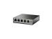 Kytkin TP-LINK Työpöytä/jalusta 5x10Base-T / 100Base-TX / 1000Base-T PoE portit 4 TL-SG1005P