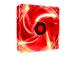 CASE FAN 120MM TRANSP 3PIN+4P/PUNAINEN 12V XF046 XILENCE