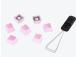 Näppäimistön painikkeet, vaaleanpunainen pelaajalle 519U0AA#ABA HYPERX
