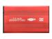 QOLTEC Alanumero HDD-kotelo HDD/SSD punainen