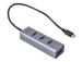 I - TEC USB C Metal HUB 4-portti passiivinen