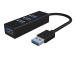 ICYBOX IB-HUB1419-U3 IcyBox 4x USB-portti