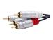 QOLTEC 52338 Kaapeli 2xRCA uros 3m musta