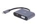 GEMBIRD USB Type - C - HDMI + VGA -näyttö