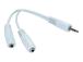 GEMBIRD CCA-415W Gembird MINIJACK M -> 2