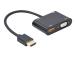 GEMBIRD HDMI uros HDMI naaras + VGA f
