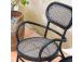Tuoli BOLGHERI musta 56x62xH83cm, alumiinirunko, muovipunos