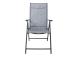 Taitettava tuoli DUBLIN 54x69xH102cm, harmaa