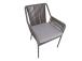 Tuoli ANDROS 56x57xH85cm, harmaa/tape