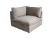 Modulaarinen sohva TEVY 1-paikkainen kulmasohva, beige