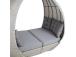 Lebola ASCOT 215x110xH187cm, harmaa, alumiini, muovipunos