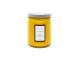 Lasikynttilä ROMANTIC TIMES, D7xK9cm, kannella, keltainen, (tuoksu - JUICY CITRON)