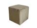 Tumba PAULA 41x41xH40,5cm, harmaa-beige