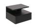 Yöpöytäkaappi ASHLAN 35x32xH22,5cm, hyllyllä ja laatikolla, seinäasennus, materiaali: puu, väri: tummanharmaa, viimeistely: lakattu