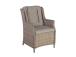 Puutarhakalusteet PACIFIC 4 tuolilla (10494) D120xH75cm, alumiinirunko muovipunoksella, väri: harmaa-beigeþ